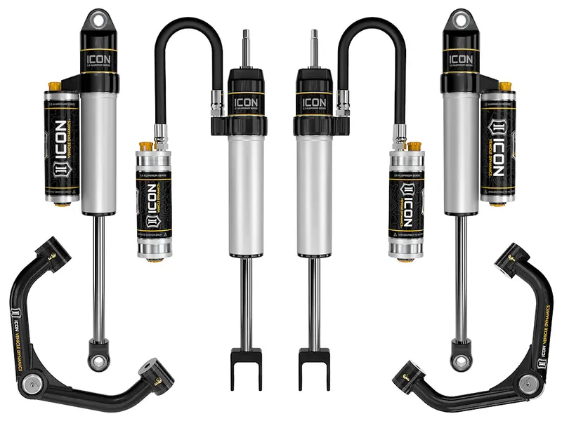 Icon Stage 3 Suspension System For 2020+ Gm 2500Hd/3500 – 0–2" Lift With Tubular Upper Control Arms (K78353T) 1