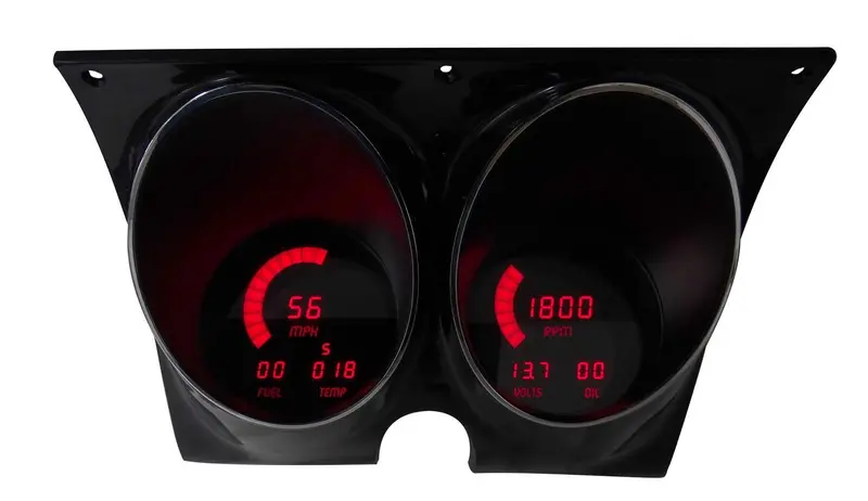 Intellitronix Dp4000R Led Digital Gauge Cluster For 1967–1968 Camaro & Firebird 1