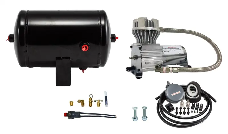 Kleinn Automotive Air Horn Compressor Kit – 6270 Dual-Tone Horn System With Onboard Air Supply 1
