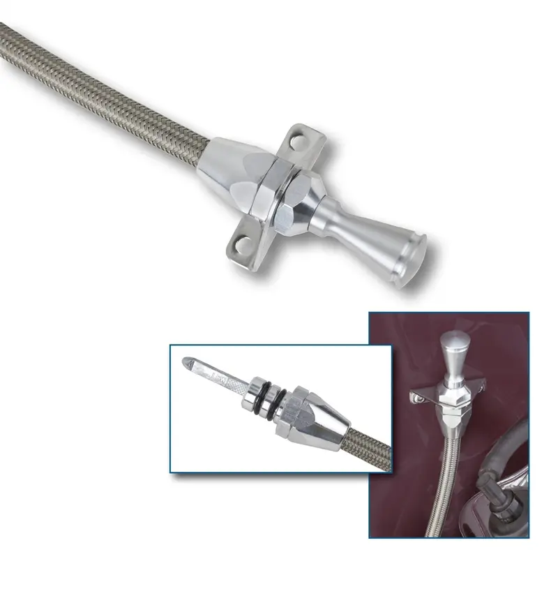 Lokar Td-3904Fm Hi-Tech Braided Stainless Steel Transmission Dipstick 1
