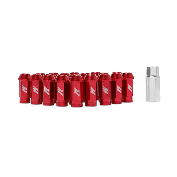 Mishimoto Mmlg-125-Lockrd Red Anodized Aluminum Locking Lug Nuts – M12 X 1.25 Thread Pitch 1