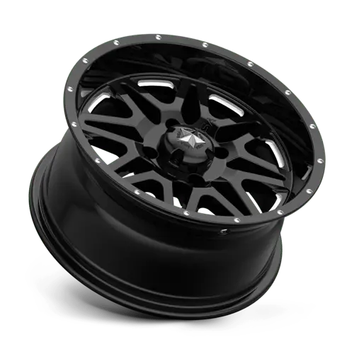 Msa Offroad Ma26 M26 Alloy Wheel – 14X7", 4X137Mm, Mill Finish Black, Zero Offset 1