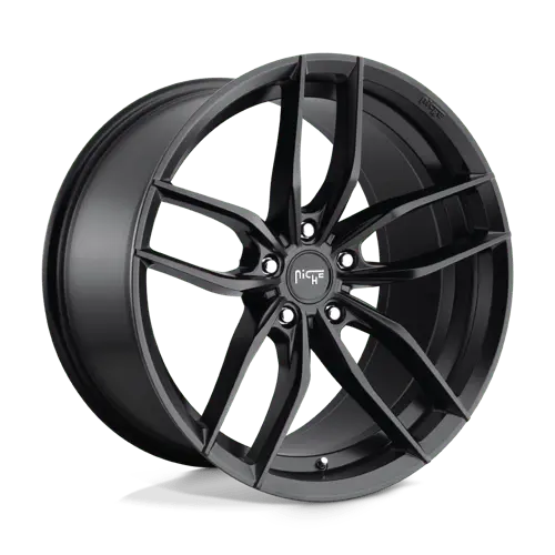 Niche M203 Forged Alloy Wheel – 22X9", 5X120Mm, Matte Black With Machined Face, +38Mm Offset 1