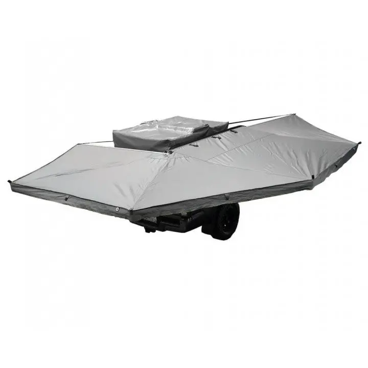 Overland Vehicle Systems 270° Awning System – Includes Wall Panels & Brackets For Passenger-Side Mounting 1