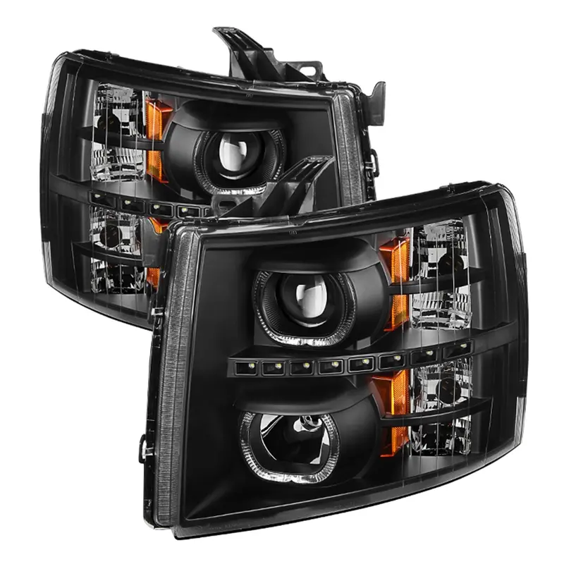 Spyder Auto 9032189 Xtune Halo Led Projector Headlights – Black Housing 1