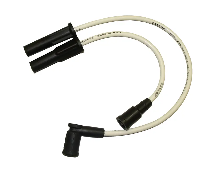 Taylor Cable 10963 8Mm Spiro Pro White Ignition Wires For 2008+ Victory Motorcycles 1