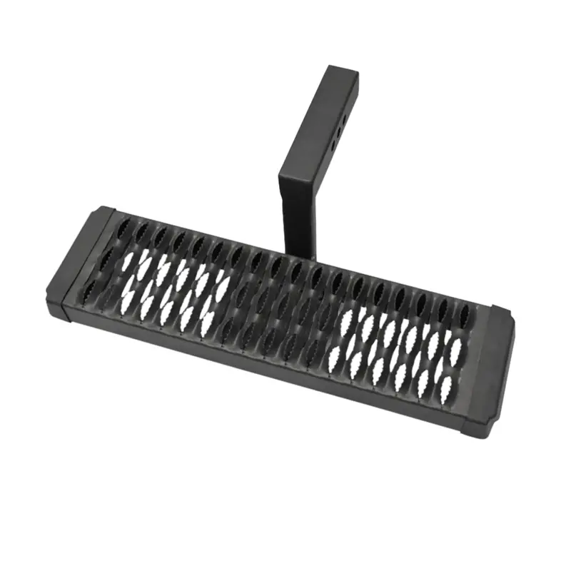 Trailfx Ahs002B Hitch-Mount Step – 2" Receiver, 6" Drop, Powder-Coated Titanium Black Aluminum Construction 1