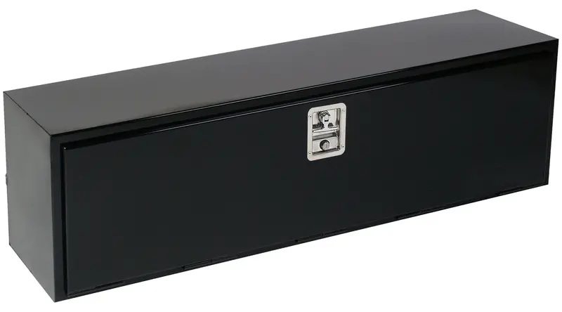 Trailfx Underbody Storage Box – Single-Lid, Matte Black Steel, 48" X 18.75" X 18", 9.4 Cu Ft Capacity 1