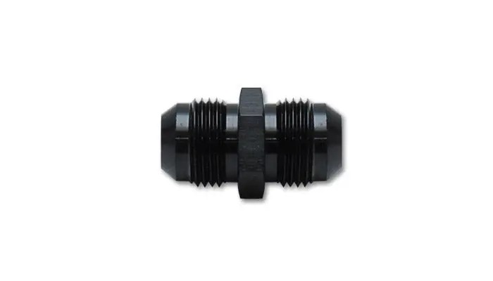 Vibrant Performance 10232 -6An X -6An Aluminum Union Fitting – Anodized Black 1