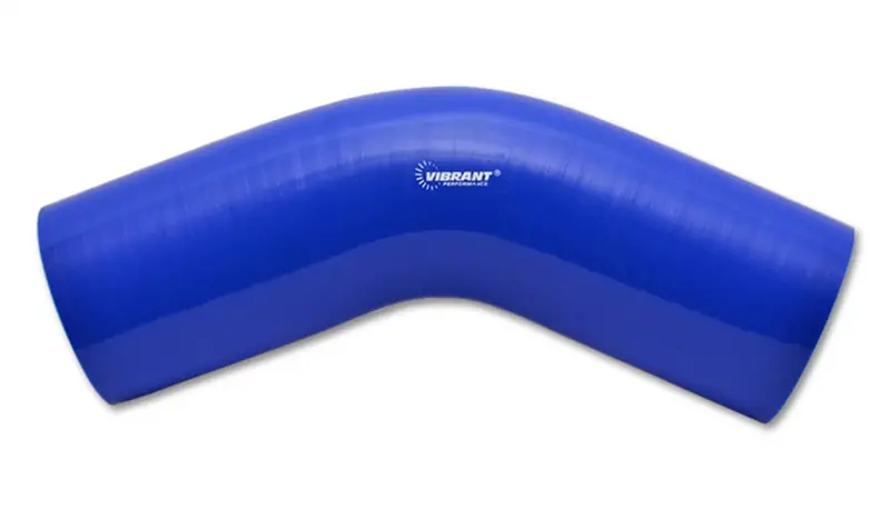 Vibrant Performance 2750B 4-Ply 45° Blue Silicone Elbow Fitting (2" I.D. × 5" Leg) 1