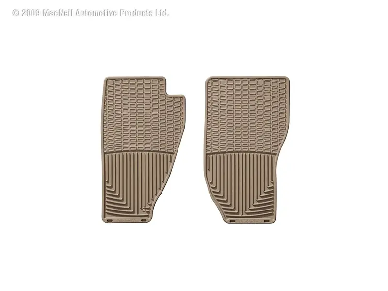 Weathertech W10Tn All-Weather Tan Front Floor Liners 1